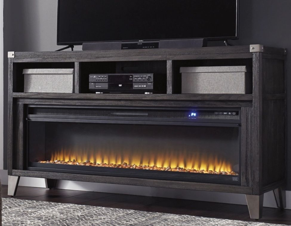Ashley Tv Stand With Heater Year Old