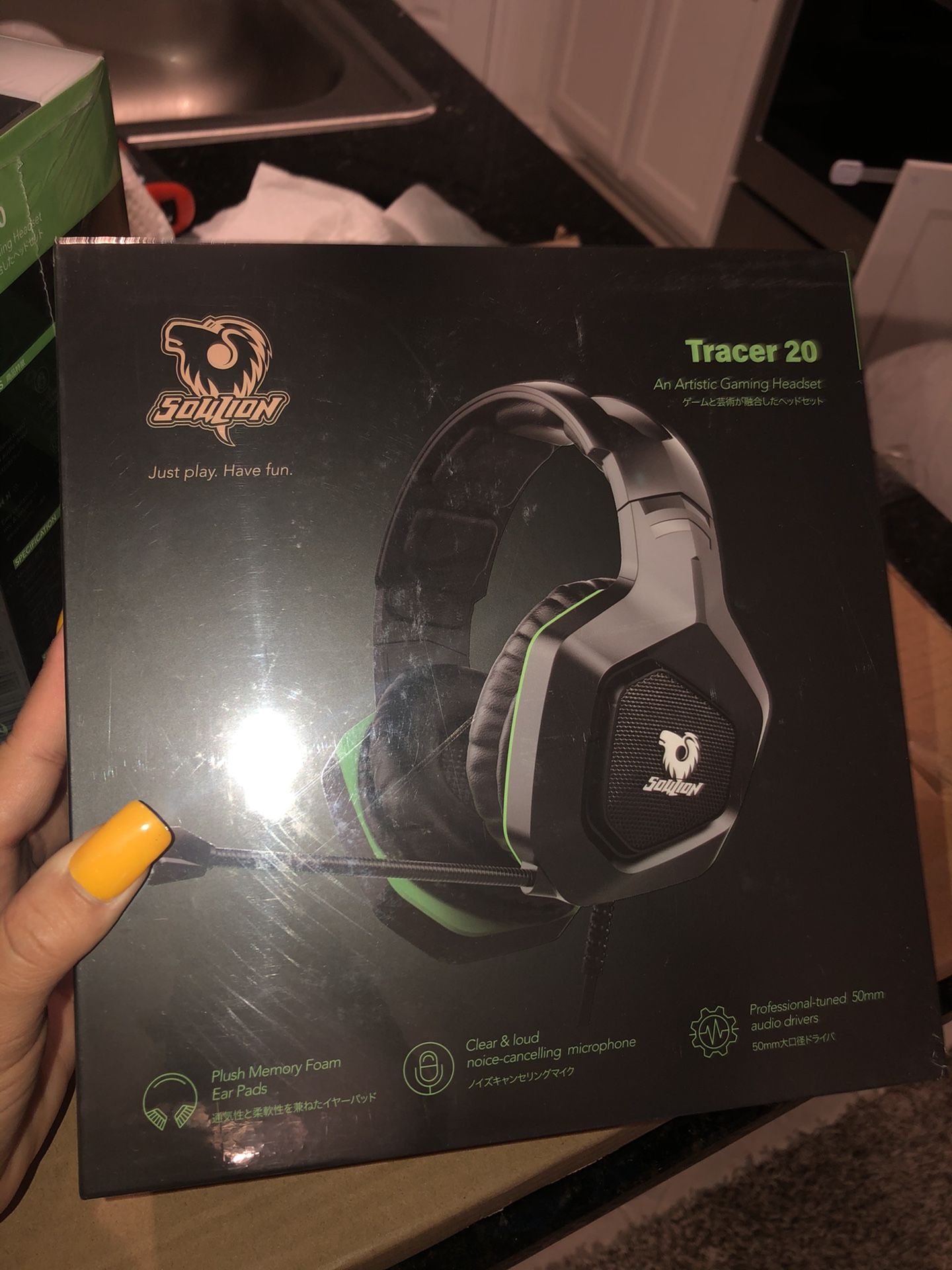 gaming headset new still in the box