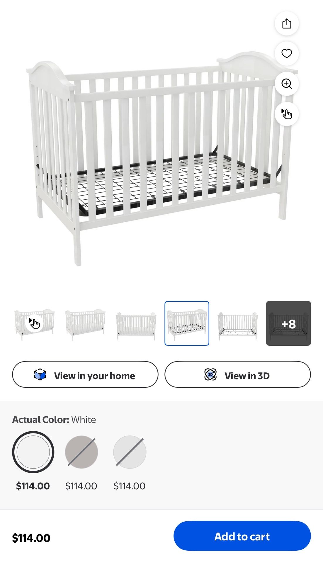 Baby Crib New Condition $70 Firm On Price
