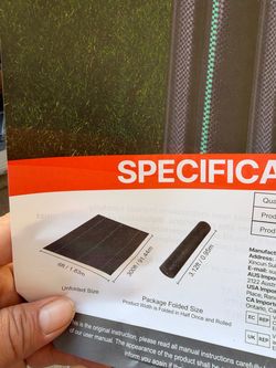 Weed Barrier Fabric with Staples