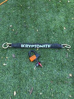 Kryptonite New York 1275 Cinch Chain & Evolution Lock – With Keys