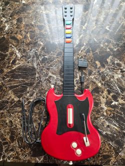 Guitar Hero Gibson Red Octane Playstation 2 PS2 Wired Guitar Controller
