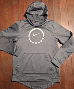 Adult Size Small Nike Dri-FIT Pullover Hoodie Grey Kangaroo pocket