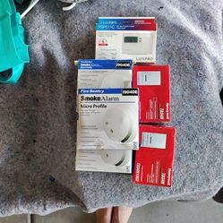 Smoke alars and thermostats