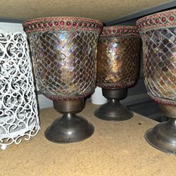 Mosaic Candle Holders