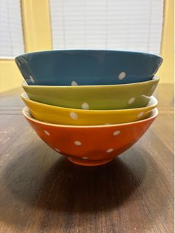 Maxwell & Williams Sprinkle Stoneware Bowls Set of 4