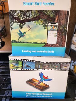 SMART BIRD FEEDER  WITH  CAMERA