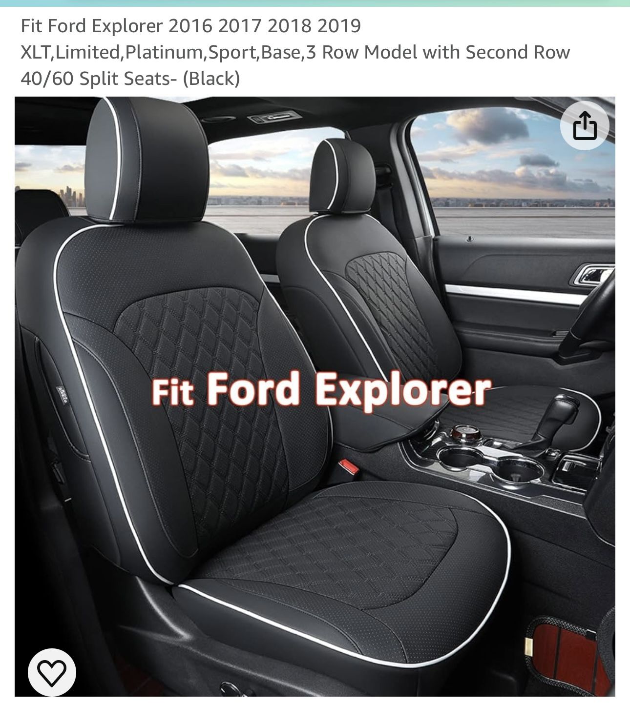 Leather seat covers