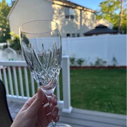 2 Waterford Wine Glasses 