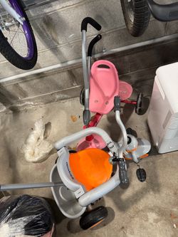 Radio Flyer Kids Tricycle with Push Handle
