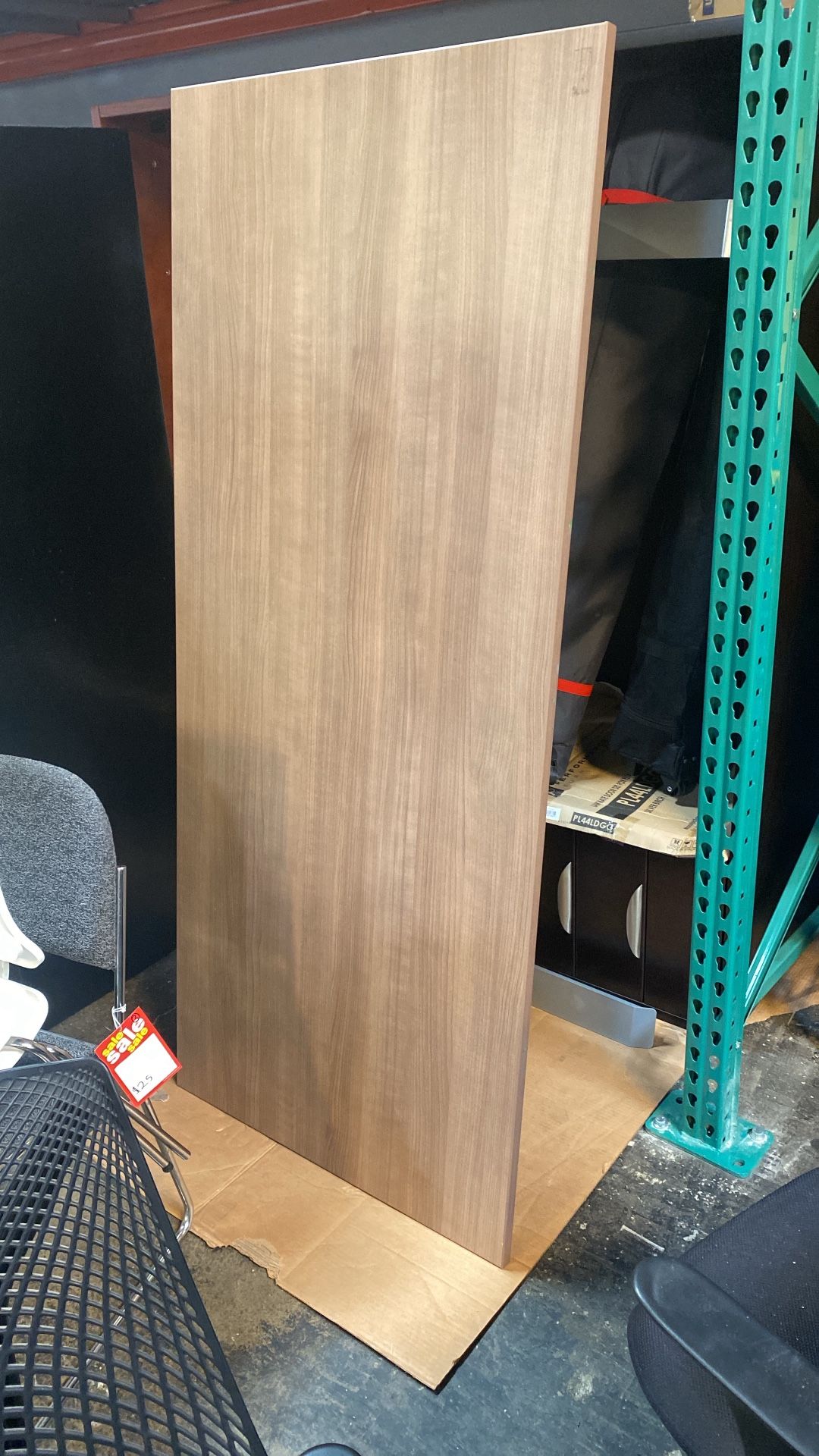 30x72 Walnut Sit Stand Desk With Silver Base