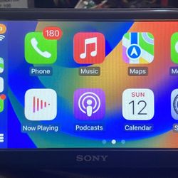 Sony Double Din Touchscreen Multimedia Headunit With Apple Car Play And Android Auto