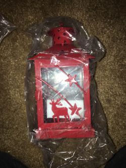 A Red and a white lantern 30.00 each