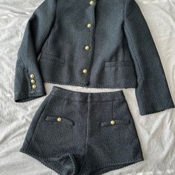 Bouclé Tweed Co-ord Jacket