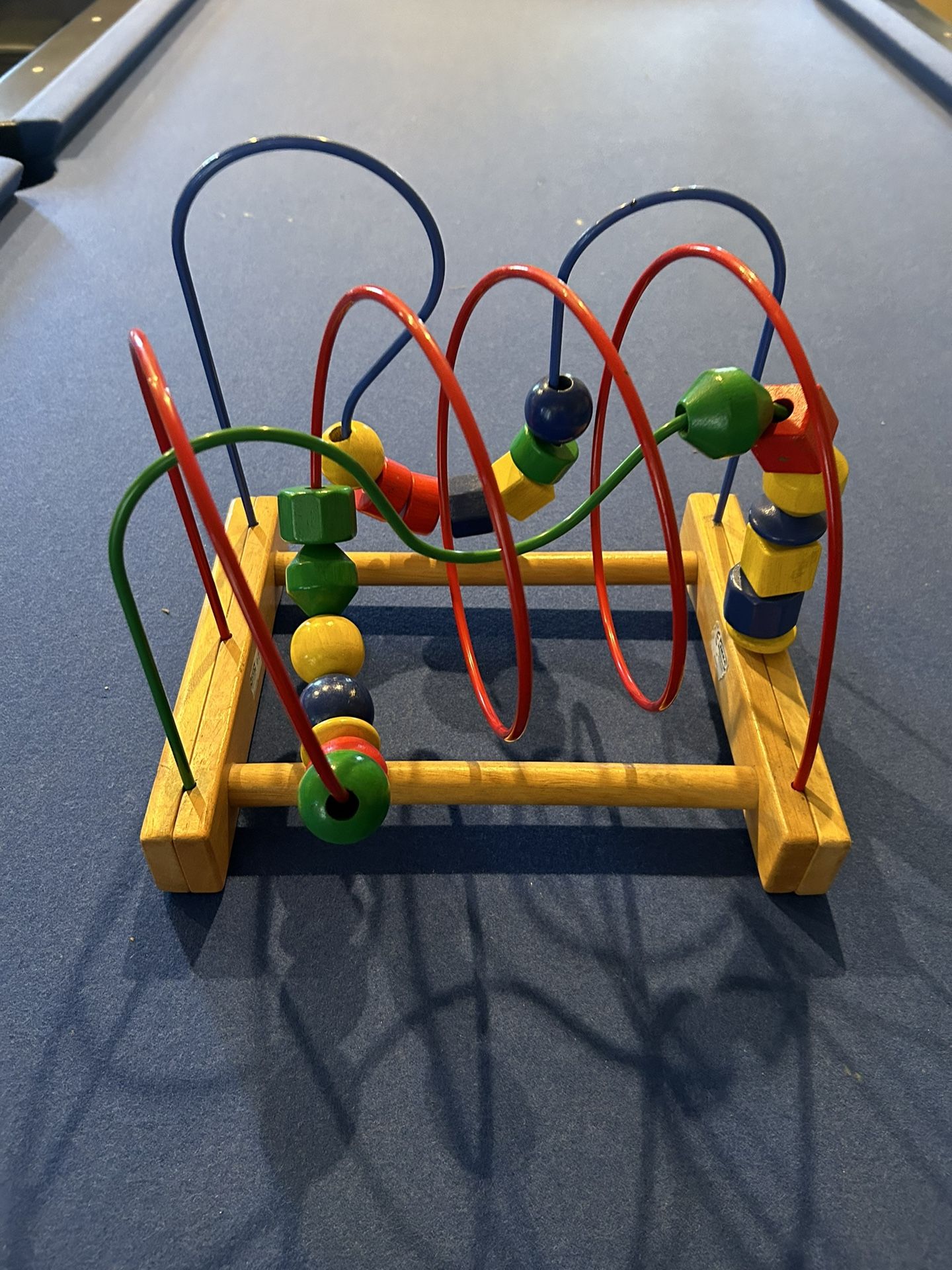 IKEA Wooden Mula Beaded Rollercoaster Baby Toy