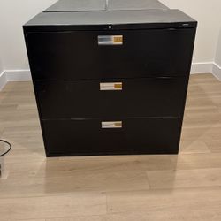 3 Drawer Metal File Cabinet 