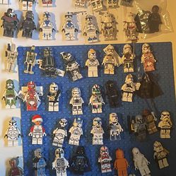 Custom And Official Lego Star Wars Minifigures Lot