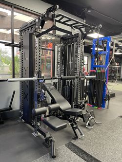 🔴SQUAT RACKS🔵FUNCTIONAL TRAINER SPORTS GYM EQUIPMENT