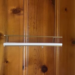 Shelf hanging white and gold