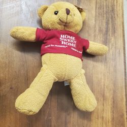 Sawyer Teddy Bear Habitat For Humanity Plush "Home Sweet Home" Limited Toy NWT