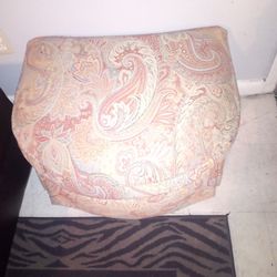 Two Beautiful Rolling Chairs With Ottoman