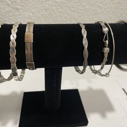 Sterling Silver 925 Bangles Custom Handmade