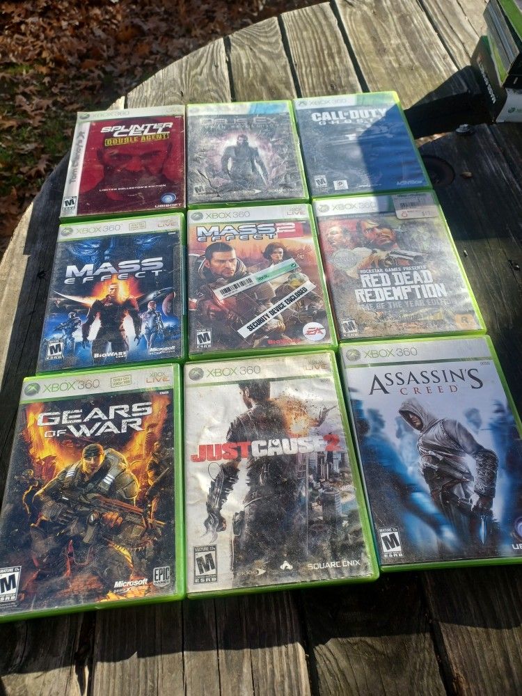 XBOX SERIES X BACKWARDS COMPATIBLE XBOX 360 GAMES $25 EACH FINAL PRICE SEE 👀 ALL PICTURES 