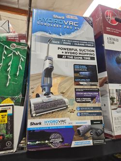 HydroVac MessMaster 3-in-1 Cleaner Bagless, Cordless, Washable Filter, Stick Vacuum for Hard Floor and Area Rugs in Blue