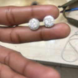 10k Diamond Earrings