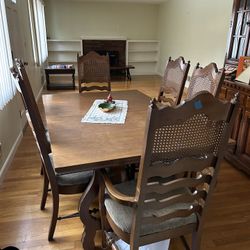 dining table with 6 chairs