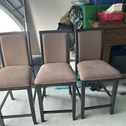 3 Bar Stools 