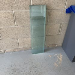 Glass sheets. 29.75” x 8.25” x 1/8”  - 4 sheets.  $30 x 4 = $120 OBO. I have the fifth sheet with chipped off corner. Will include it free of charge.