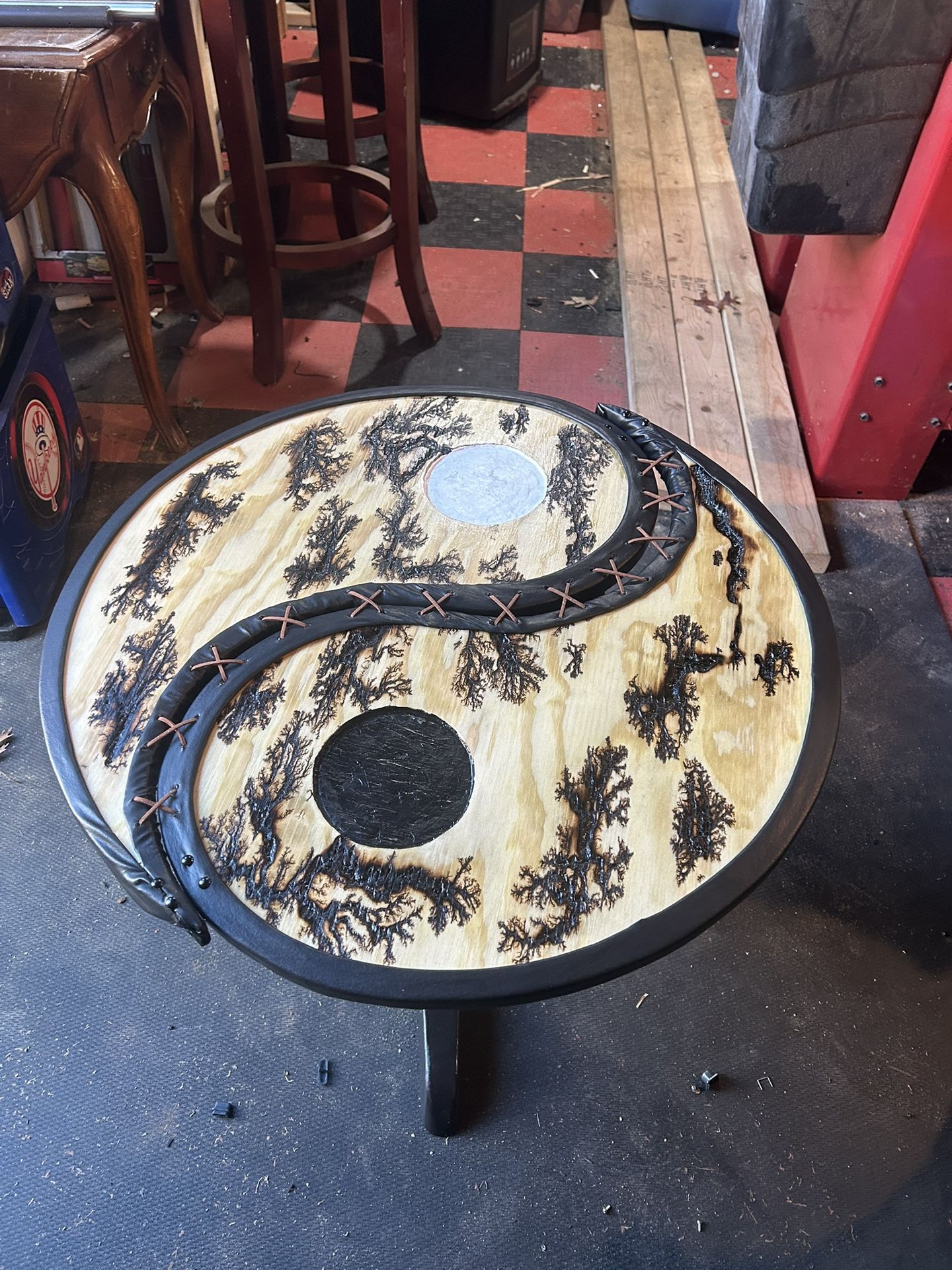 Custom Yin Yang Table