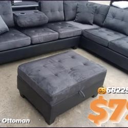 Sectional On Sale With Storage Ottoman 