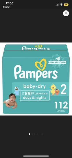 Pampers Size 2 112 Count