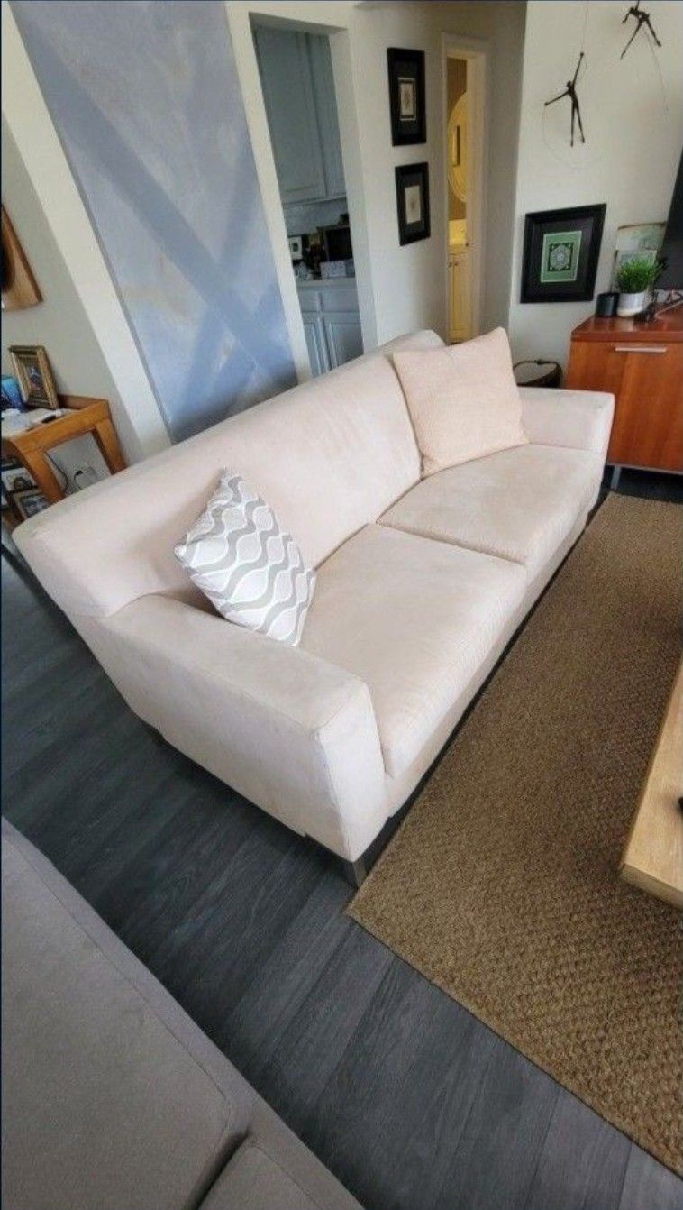 microfiber sofa 82"