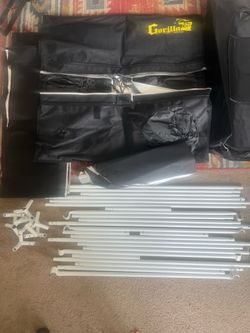 Gorilla grow tent 3x3x6 with 2 ft height ext