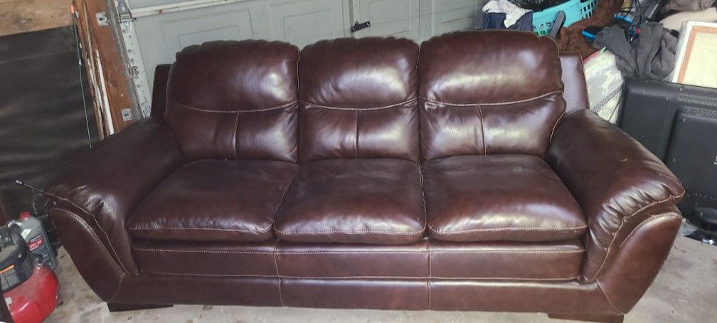 Faux Leather couch