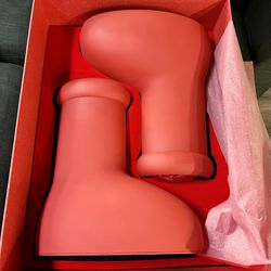 MSCHF Big Red Boots Sz 12