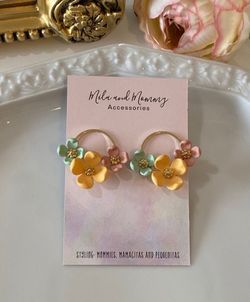 New - Floral Earrings