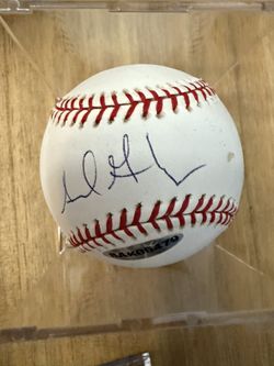 Adrian Gonzalez Signed Baseball