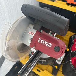 Chicago Electric Sliding Compound Miter Saw - $60