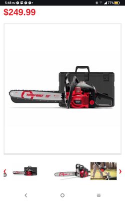Troy built chainsaw