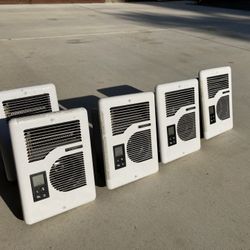 Cadet Recessed Electric Wall Mount Heaters, qty 5