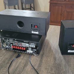 Pioneer Receiver And Center Speakers 