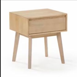 Nightstand Helix Ludlow Single Drawer Blonde