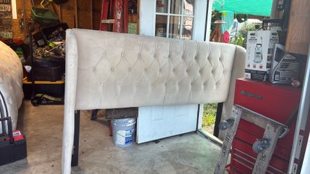 New headboard barley used