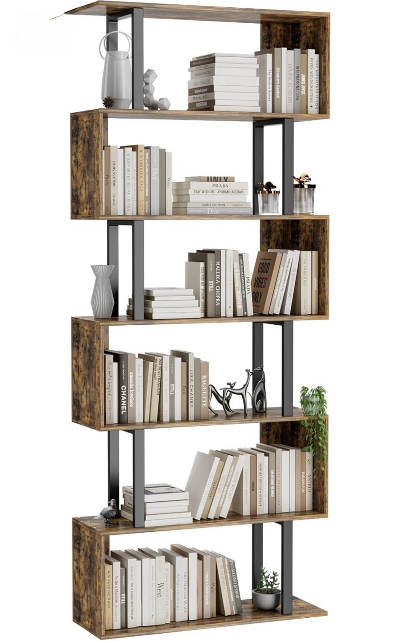 Bookshelf Geometric Shaped