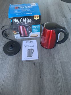 Mr. coffee stainless steel electric kettle