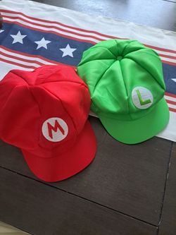Mario and Luigi hats.